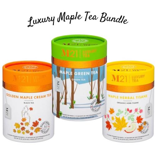 Luxury Maple Teas [3 pack] - 36 TB