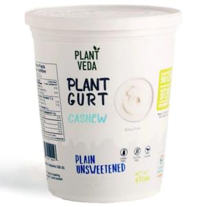 [Plain] PlantGurt Probiotic Cashew Yogurt - 470 G
