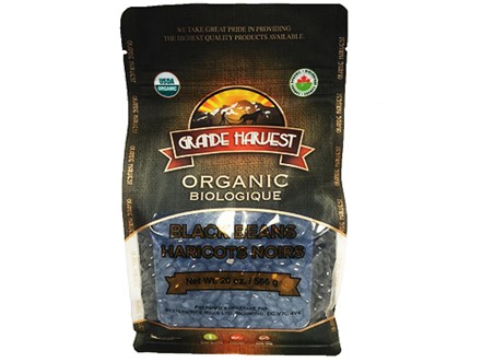 GRANDE HARVEST: Organic Black Beans - 1 Lb
