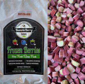 Frozen Rhubarb - 5 lb Bag
