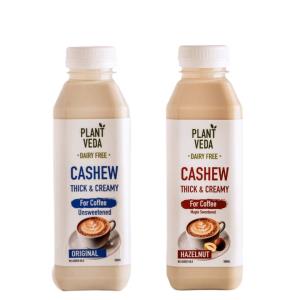 Cashew Coffee Creamer [Hazelnut & Original] - 500ml x2