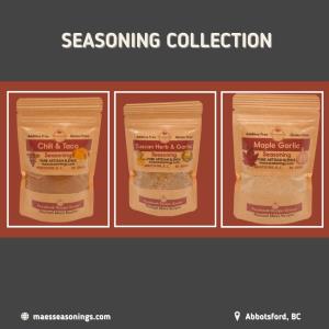 Trio - OG Seasonings [Chili & Taco, Maple Garlic, and Tuscan Herb Garlic]