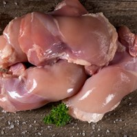 Plain Boneless Chicken Thighs - 1 Lb