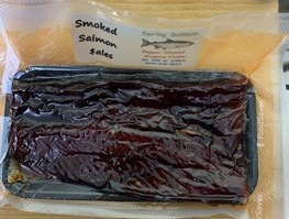 Spring Salmon Pepper Smoked Large - Approx. 185 G