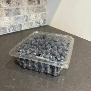 2lb Clamshell - FRESH Duke Blueberries - Locally Grown