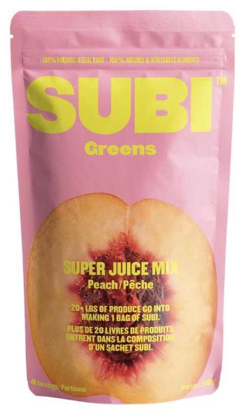 Subi Greens Super Juice Mix [Peach] - 292 g