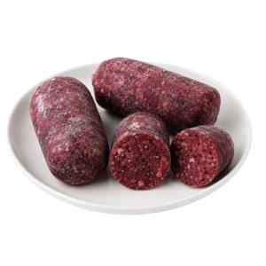 Frozen Beef and Bison Raw Dog Food - 20 lb (Approx 9kg)
