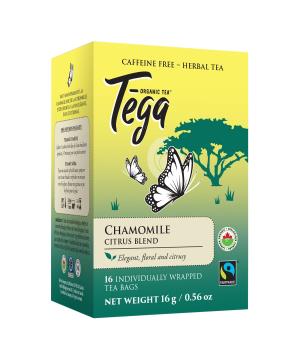 Tega: Organic Chamomile Citrus Tea - 16 TB