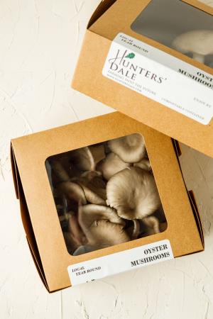Fresh Blue Oyster Mushrooms - 200g / box