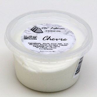 Mt Lehman Cheese: Chevre [Plain] - 110G