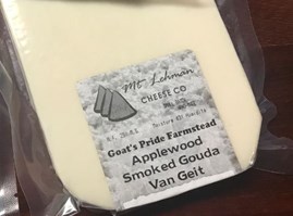 Mt Lehman Cheese: Applewood Smoked Gouda - 150G