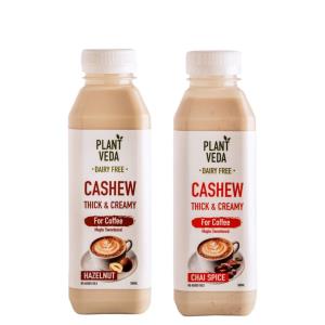 Cashew Coffee Creamer [Chai Spice & Hazelnut] - 500ml x2