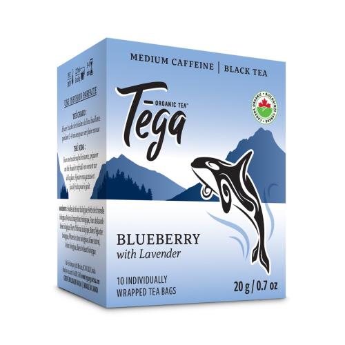 Tega: Organic Blueberry Lavender Tea - 10 TB