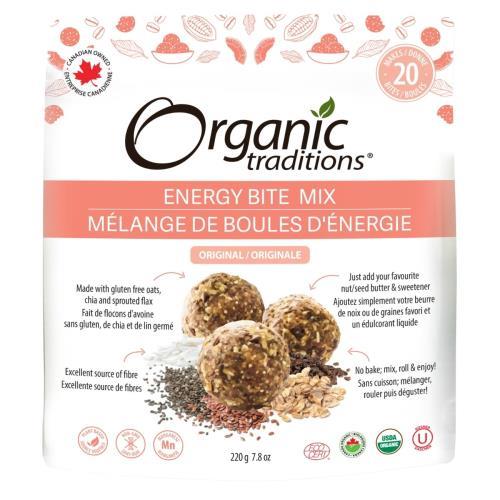 Organic Traditions Energy Dry Bite Mix - 220 g