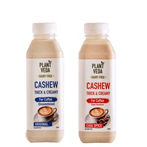 Cashew Coffee Creamer [Chai Spice & Original] - 500ml x2