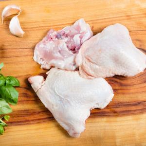 Fresh Certified Organic Chicken Skin-On Bone-In Thighs - 1 LB