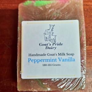 [Peppermint & Vanilla] Goat's Pride Bath Bar - Approx. 130G -