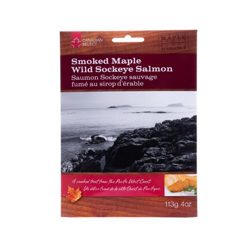 Maple Smoked Wild Smoked Salmon [MS4] - 4 oz