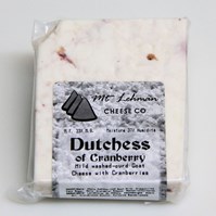 Mt Lehman Cheese: Cranberry Dutchess [Havarti] - 150G