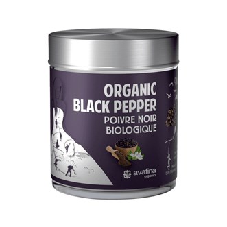 Organic Black Peppercorns - 170 g