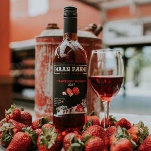 Strawberry Rhubarb Table Wine - 750 ml