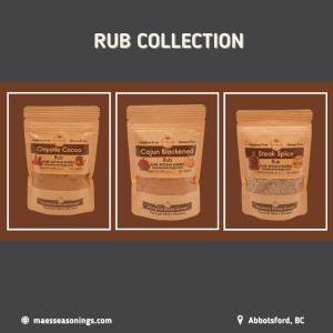 Trio - Meat Rubs it Right [Cajun Blackened, Chipotle Cocoa, Steak Spice]
