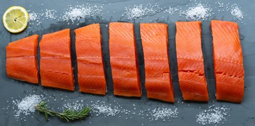 River Select Chinook fillets - 25 lbs