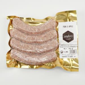 Pork & Apple Sausage [4] – Approx. 0.458 KG