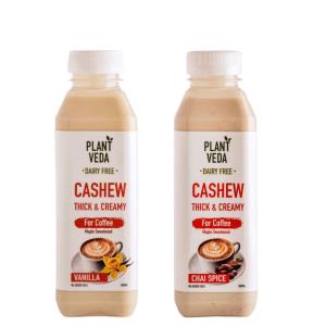 Cashew Coffee Creamer [Chai Spice & Vanilla] - 500ml x2
