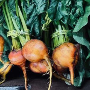 Organic Gold Beets per bunch