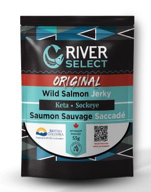 River Select Wild Salmon Jerky 55g - Original flavour