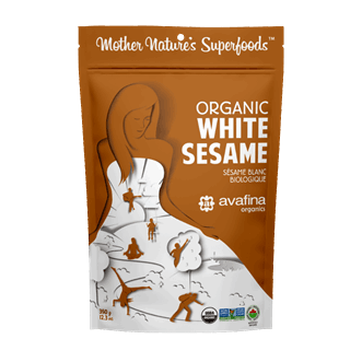 [6] Organic White Sesame Seeds - 350 g