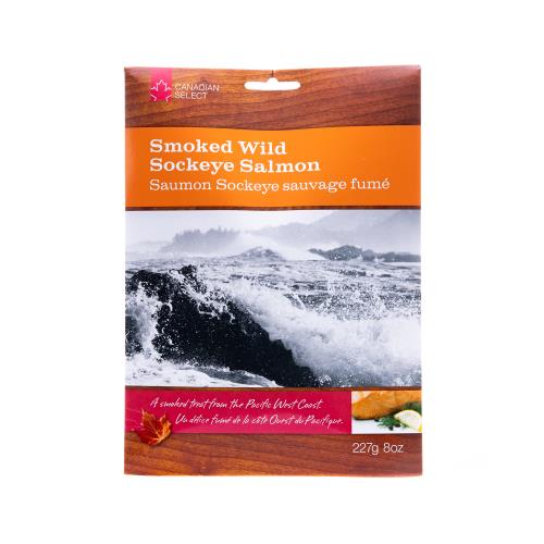 Smoked Wild Sockeye Salmon [SS8] - 8 oz
