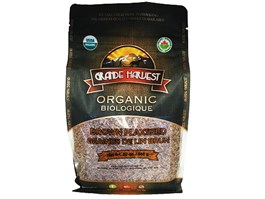GRANDE HARVEST: Organic Brown Flaxseed - 1 Lb