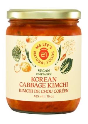 Ms. Lee's Vegan Korean Cabbage Kimchi - 500 ML