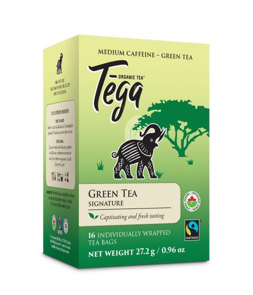 Tega: Organic Green Tea - 16 TB