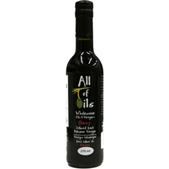[Cherry] Infused 18 Year-aged Traditional-style Dark Balsamic Vinegar - 375 ml