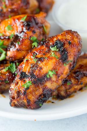 Honey Chipotle Chicken Wings - 10 Lb